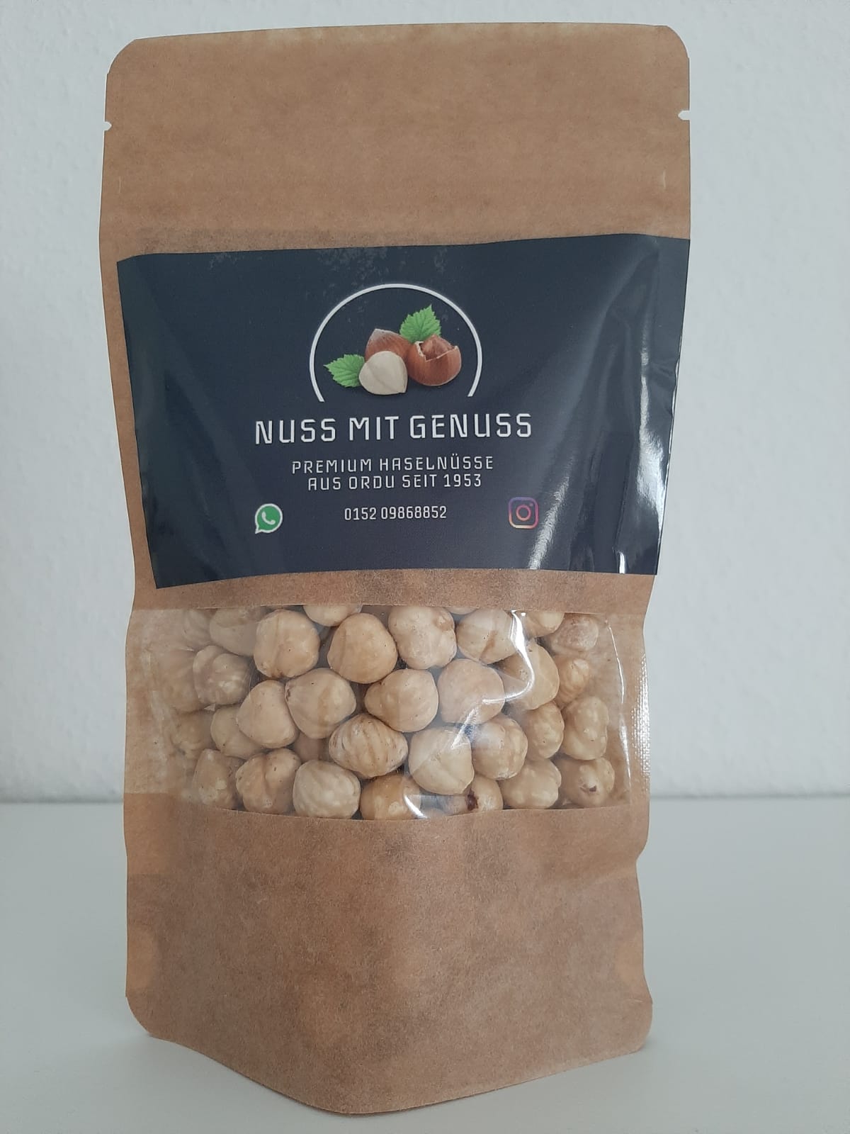 Geröstete Haselnüsse